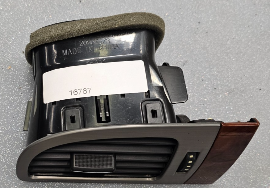 🔥07-14 Escalade Tahoe Left Driver Dash Air Vent A/C AC Heater Panel Silver OEM