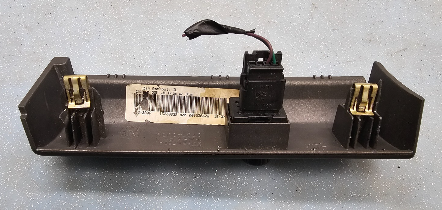 🔥05-10 Chevy Cobalt Pontiac G5 Interior Light Dimmer Switch Gray Trim Black OEM