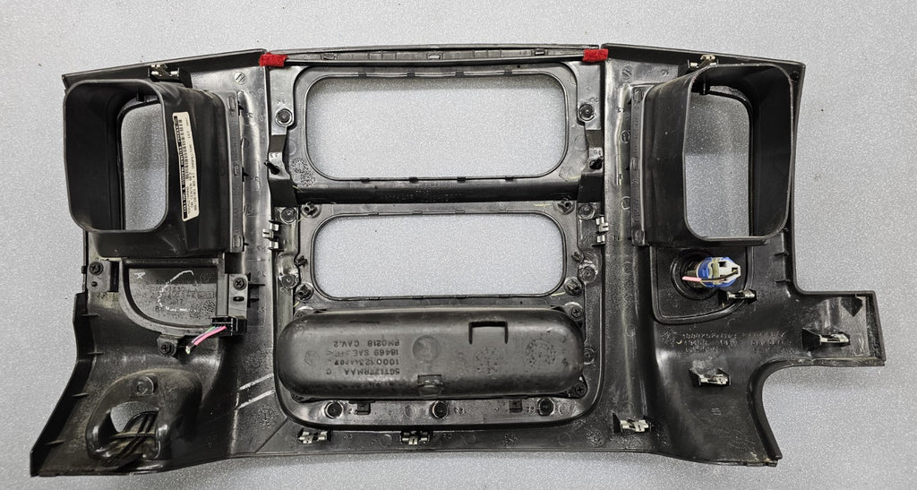 🔥02-05 Dodge RAM Dash RADIO Audio Stereo Bezel Climate Trim Panel Black B10