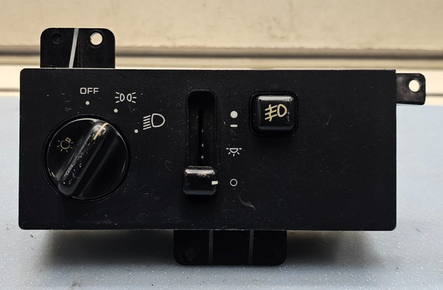 🔥93-98 Grand Cherokee ZJ Dash Head Light Lamp Headlight Switch Assembly Black