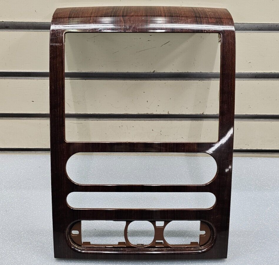 🔥04-08 Ford F150 Dash AM FM Radio Stereo Display Climate Bezel Trim Panel Wood