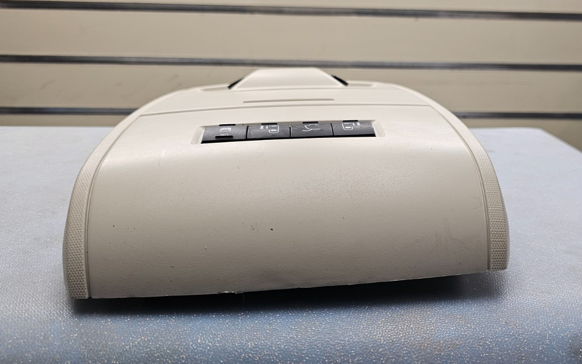 08-16 CHRYSLER TOWN COUNTRY DODGE GRAND CARAVAN OEM ROOF OVERHEAD CONSOLE LT TAN