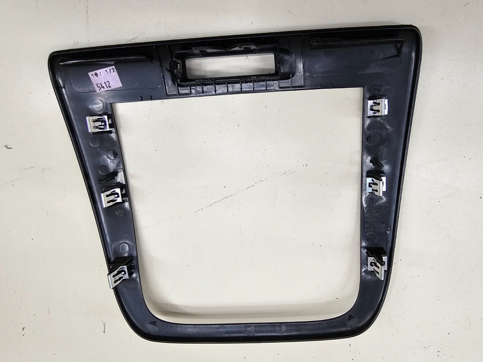 06-11 Chevrolet Impala Interior Center Dash Radio Trim Panel Bezel Woodgrain OEM
