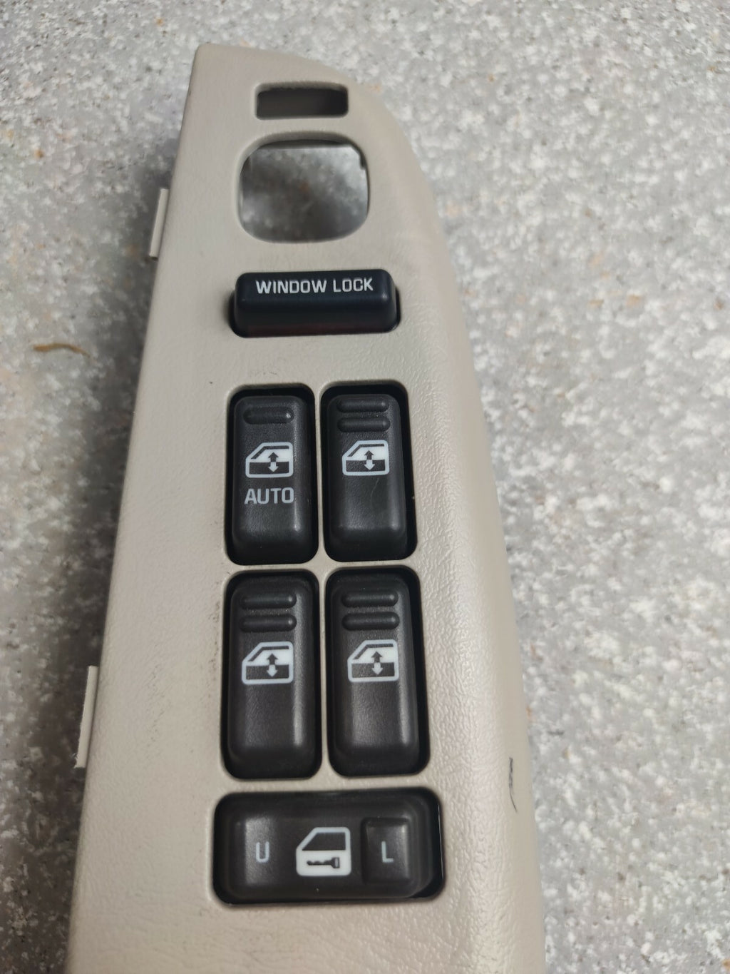 99-02 Silverado SIERRA Door Master Power Window Switch LEFT Driver LIGHT TAN WS3
