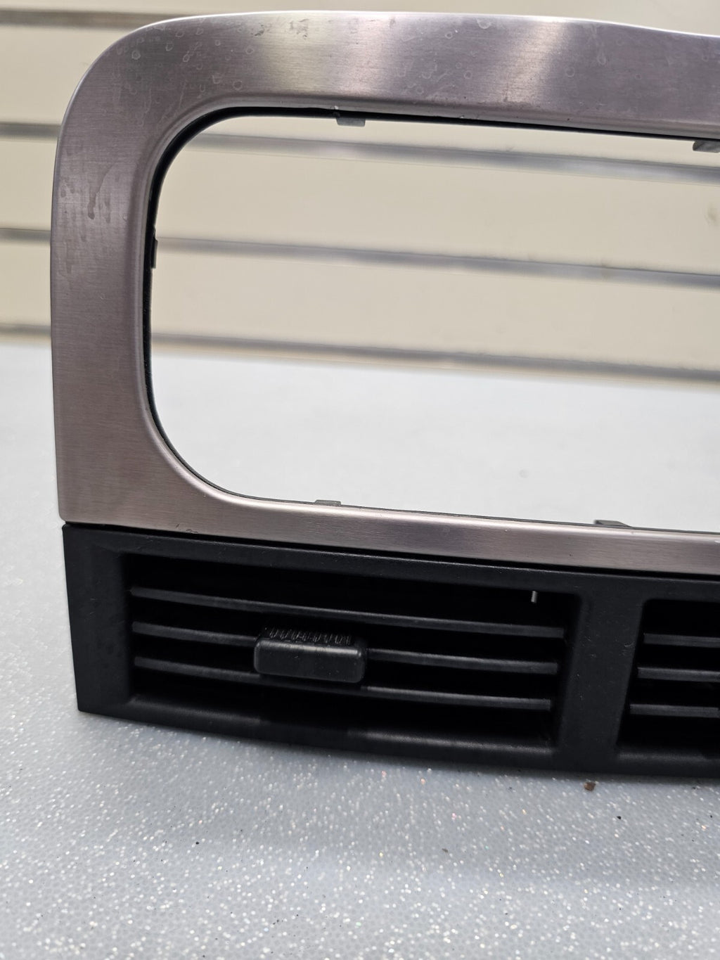 🔥99-04 Jeep Grand Cherokee Center Dash RADIO Bezel A/C Air Vent Trim SILVER