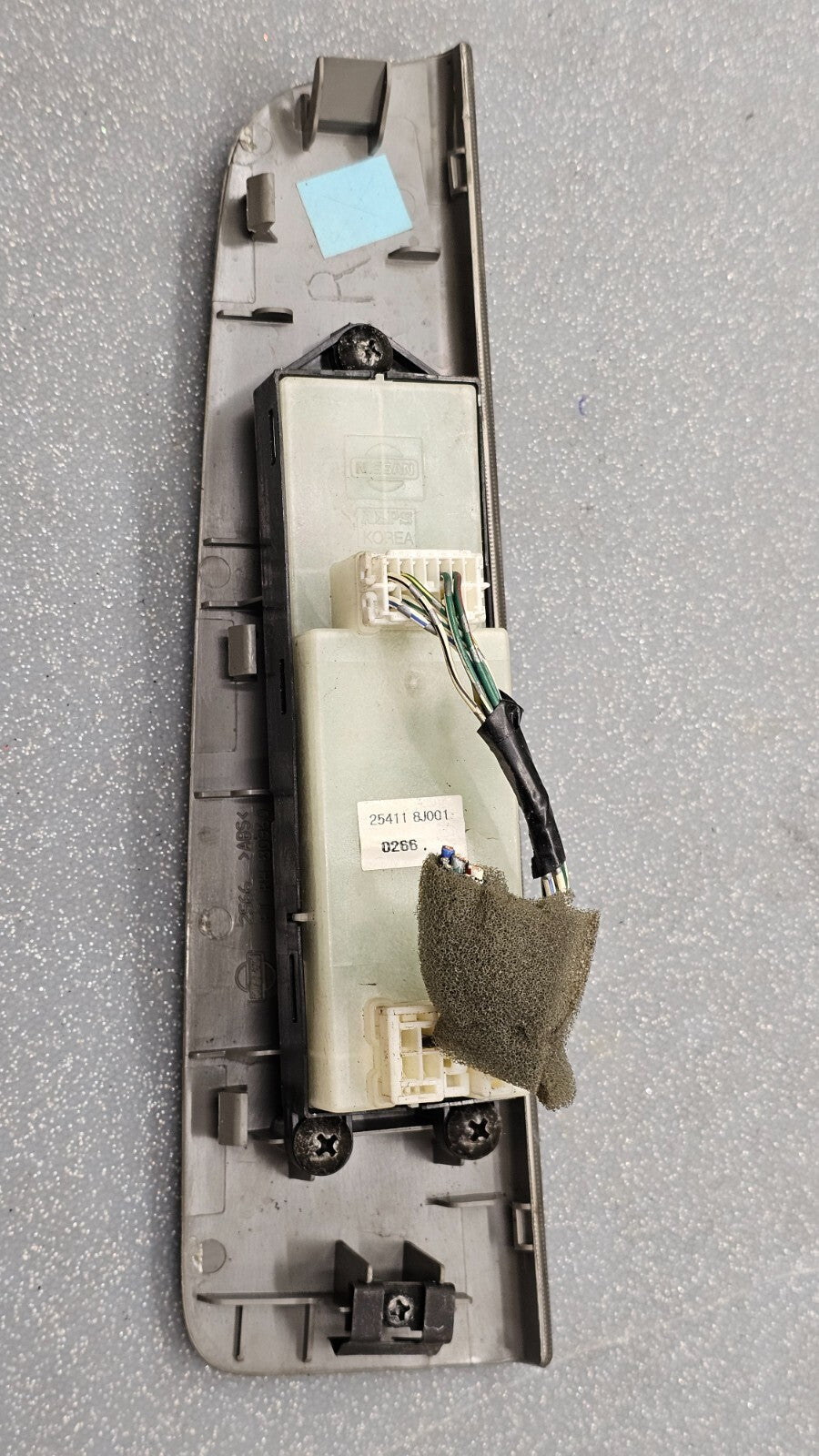 🔥04-06 NISSAN ALTIMA RIGHT PASSENGER FRONT POWER DOOR WINDOW SWITCH SILVER OEM