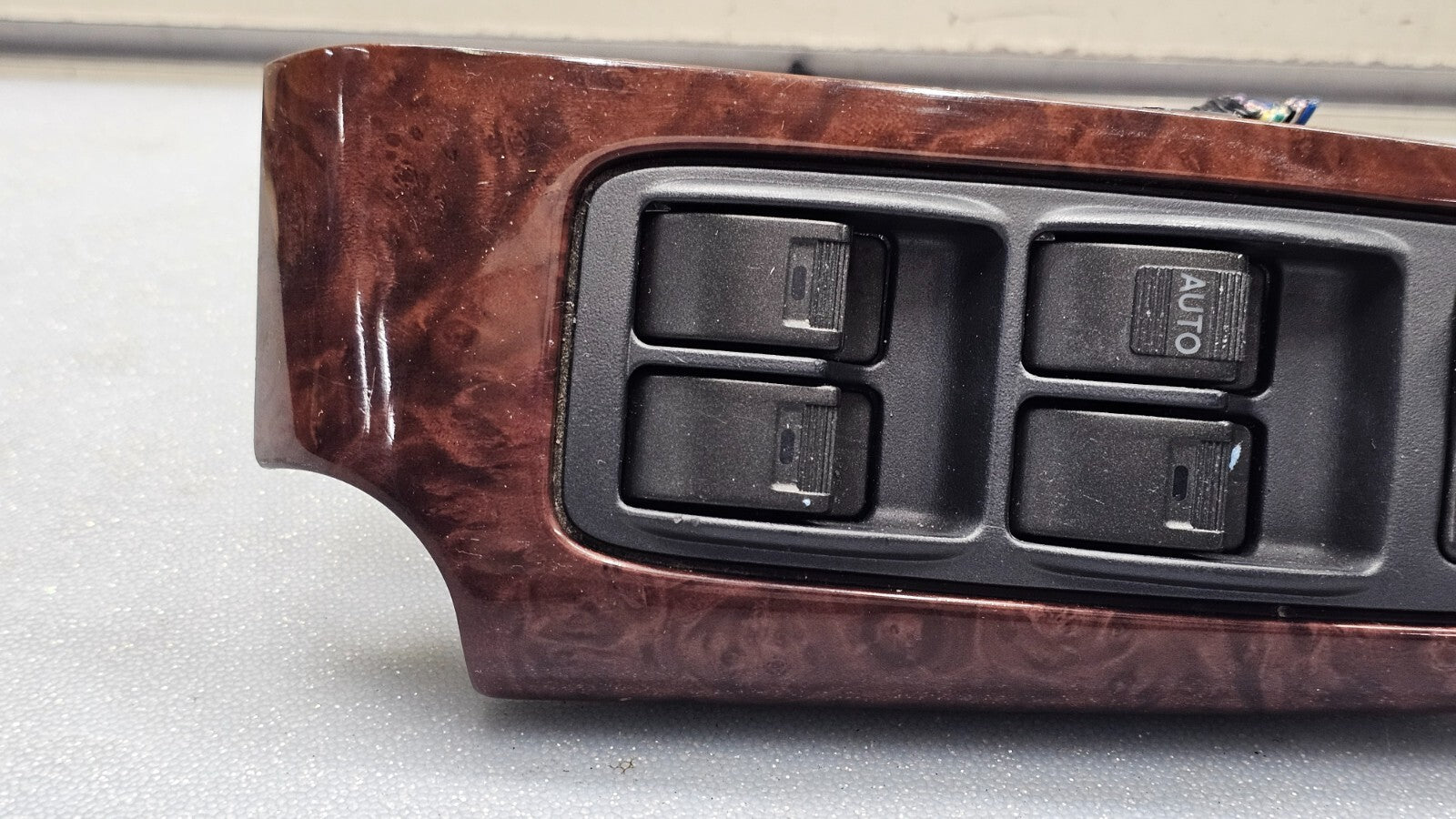 🔥01-06 Acura MDX Left Driver Master Power Window Control Switch Assembly Wood
