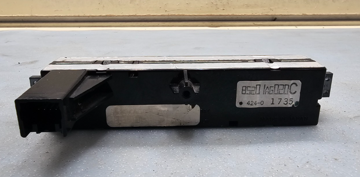 🔥07-09 SUBARU LEGACY OUTBACK DIGITAL CENTER DASH AUTO CLOCK ASSEMBLY BLACK
