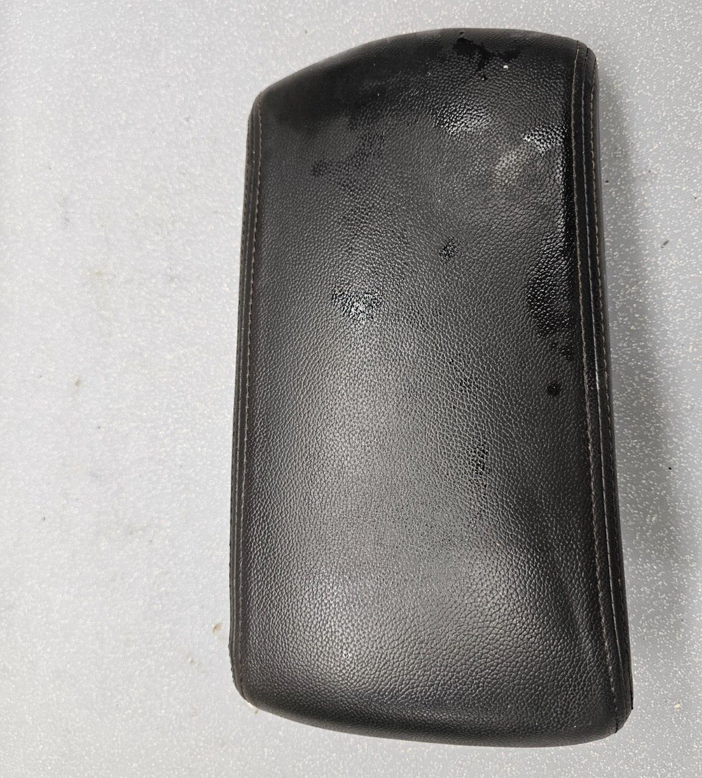 🔥08-13 Rogue Front Center Console Storage Arm Rest Lid Cover Leather Black OEM