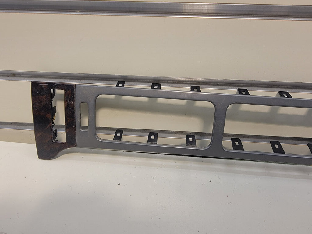 07-14 Yukon Tahoe Suburban Burl Front Dash Belt Trim A/C Vents F201 woodgrain