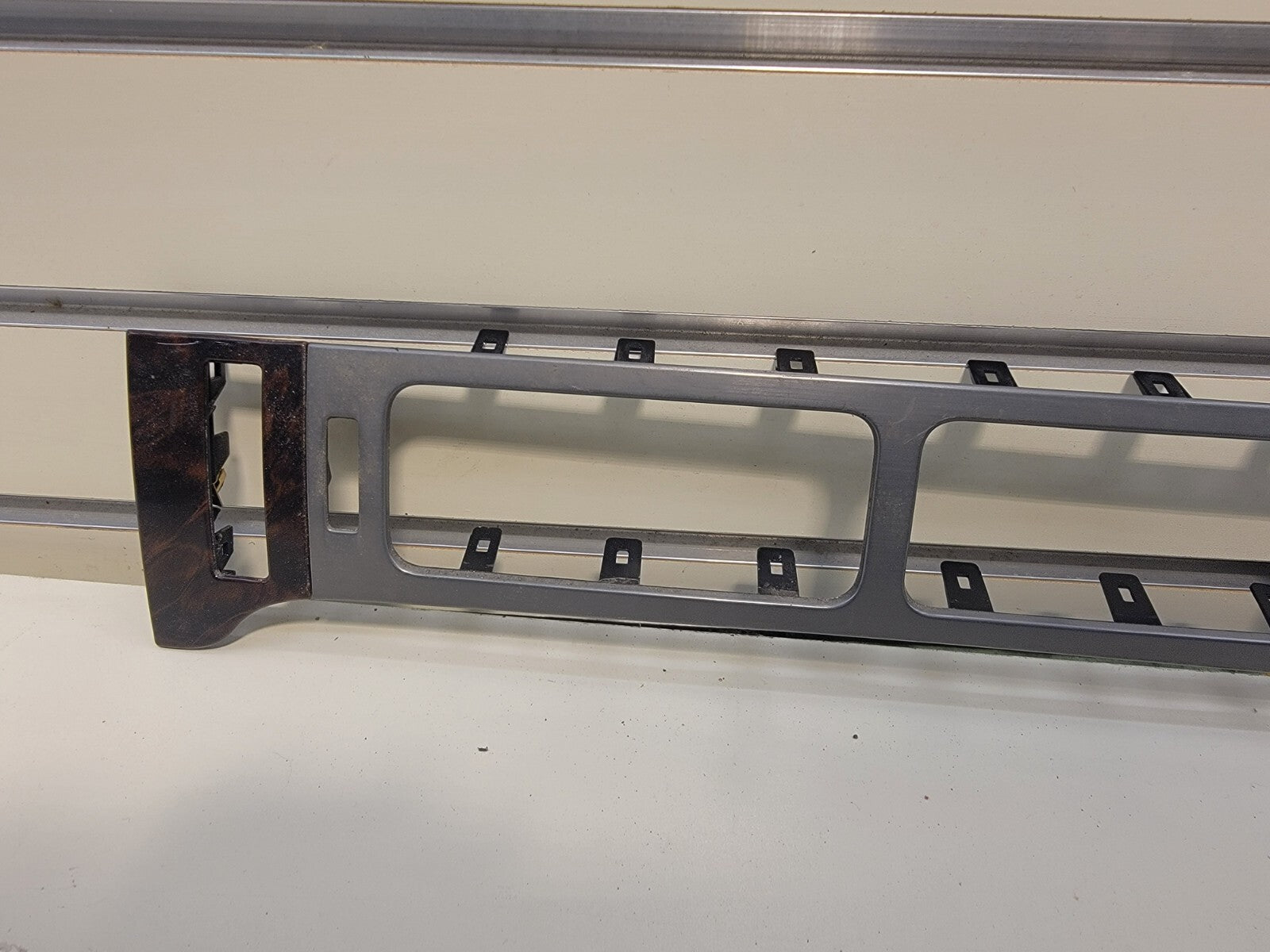 07-14 Yukon Tahoe Suburban Burl Front Dash Belt Trim A/C Vents F201 woodgrain