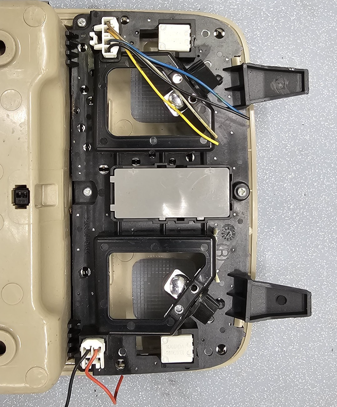 🔥07-10 Elantra Overhead Console Storage Display Dome Map Light Storage Tan OEM