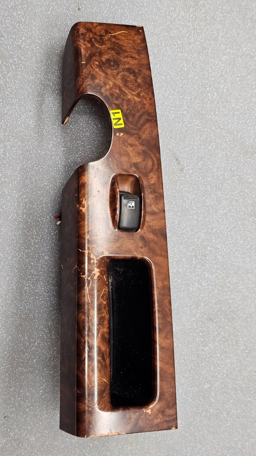 🔥03-06 Sorento Front Right Passenger Power Door Window Switch Lock Bezel Wood