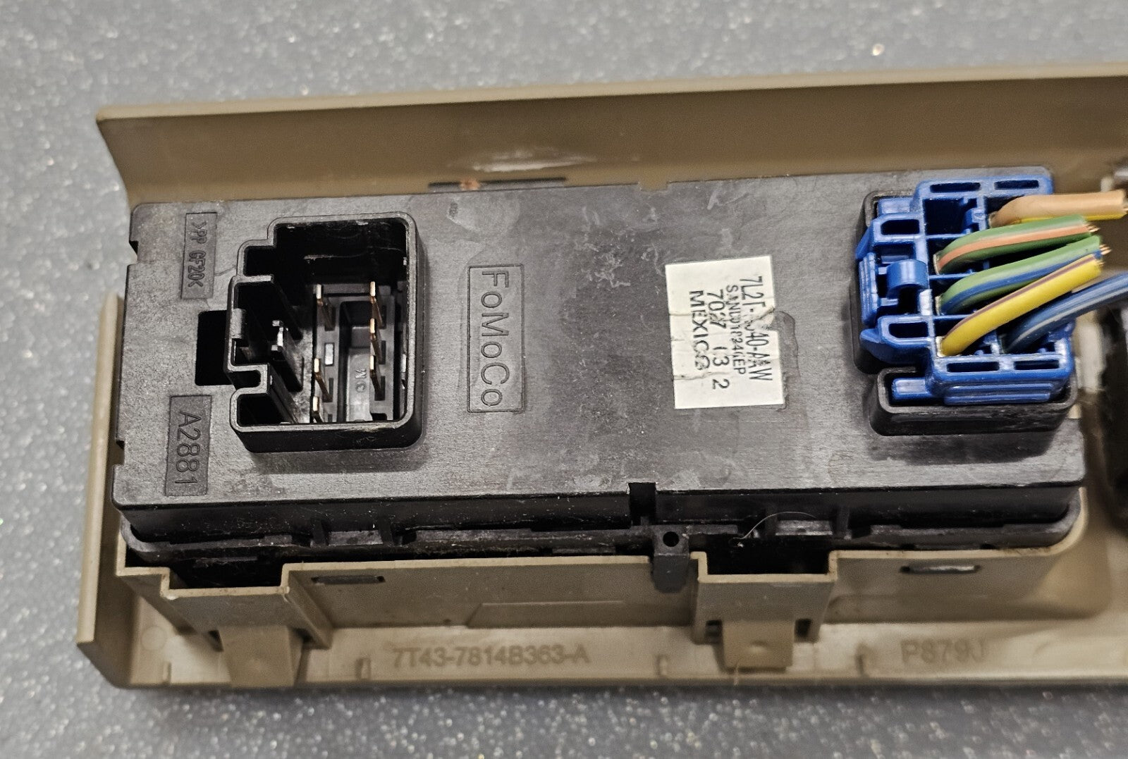 🔥06-10 EXPLORER MOUNTAINEER FRONT LEFT DRIVER MASTER WINDOW SWITCH CARBON Tan