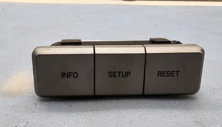 🔥07-10 LINCOLN MKZ MKX DASH INFO SETUP RESET CONTROL SWITCH ASSEMBLY SILVER OEM