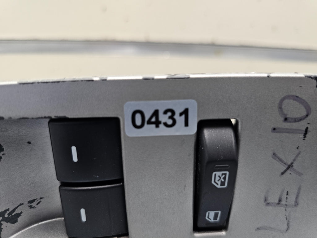 🔥09-12 FORD FLEX FRONT LEFT DRIVER MASTER POWER WINDOW PUSH PULL SWITCH GRAY