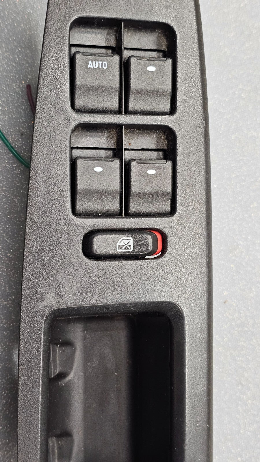 🔥09-16 CHEVY IMPALA LEFT DRIVER MASTER POWER DOOR WINDOW SWITCH BEZEL BLACK