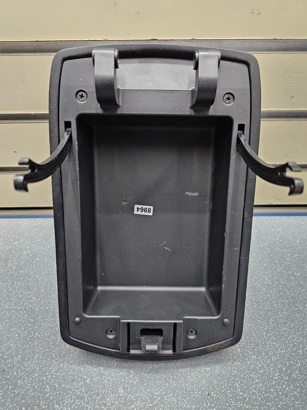 🔥07-10 Sentra Center Console Armrest Storage lid Box Top Pad Leather Black OEM