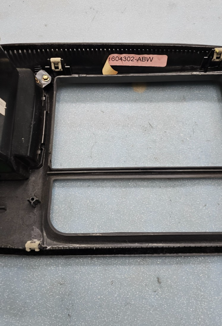 🔥97-03 Ford F-150 Dash Radio Stereo Climate BEZEL Trim Panel Line DK TAN B1