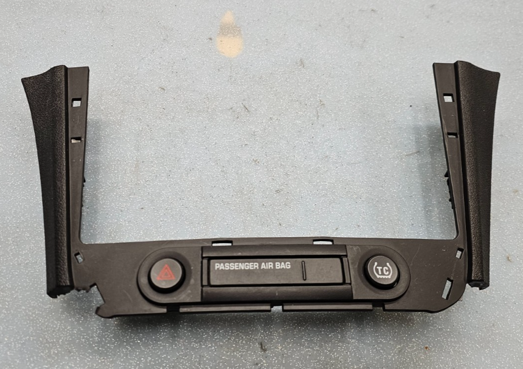 🔥08-12 CHEVY MALIBU HAZARD TC SWITCH TRIM PANEL OEM BLACK