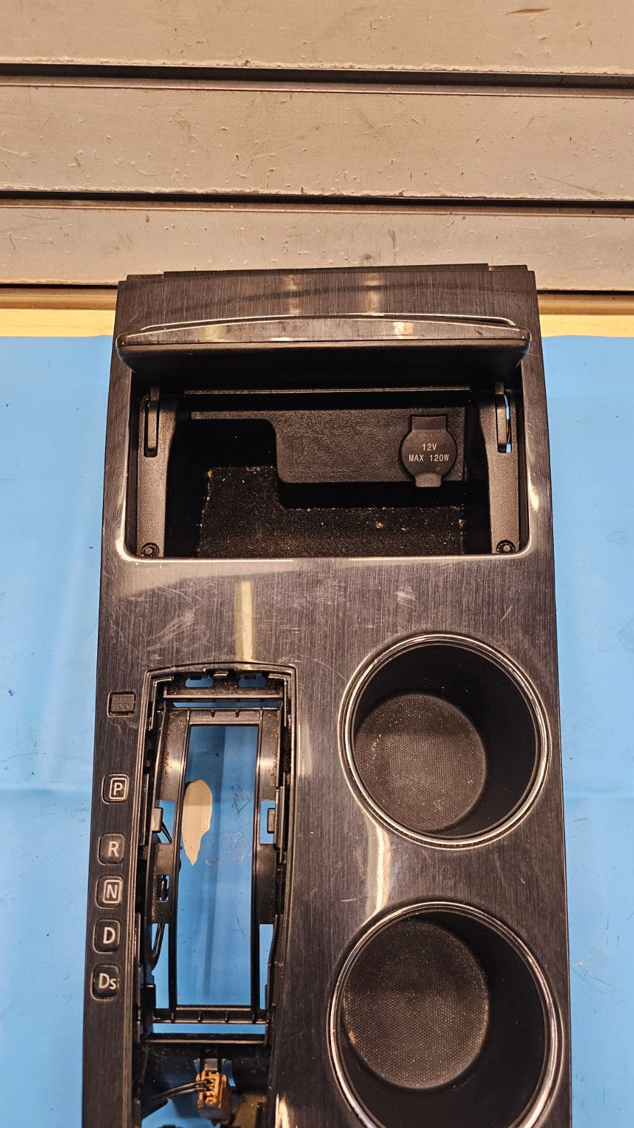 🔥13-15 Altima Center Console Gear Shifter Trim Bezel Cup Drink Holder Black OEM