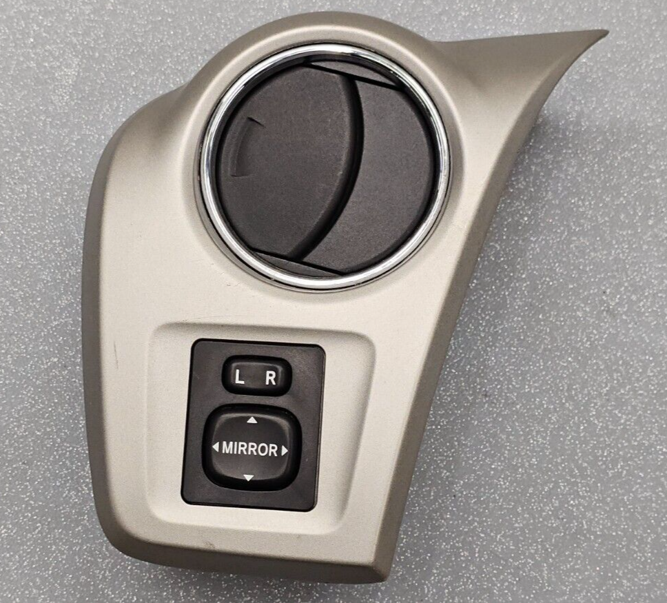 🔥09-14 MATRIX VIBE AIR VENT HEATER LEFT DRIVER MIRROR SWITCH ASSEMBLY SILVER