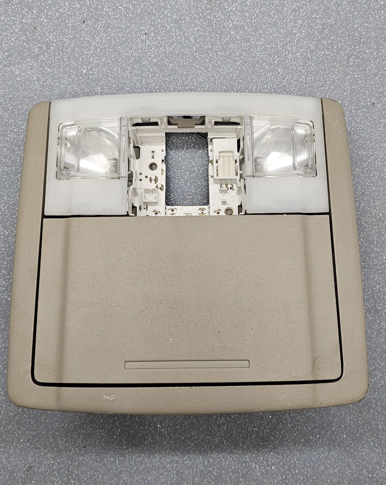 🔥07-14 Ford Edge Overhead Console Storage Compartment Dome Light Assembly TAN