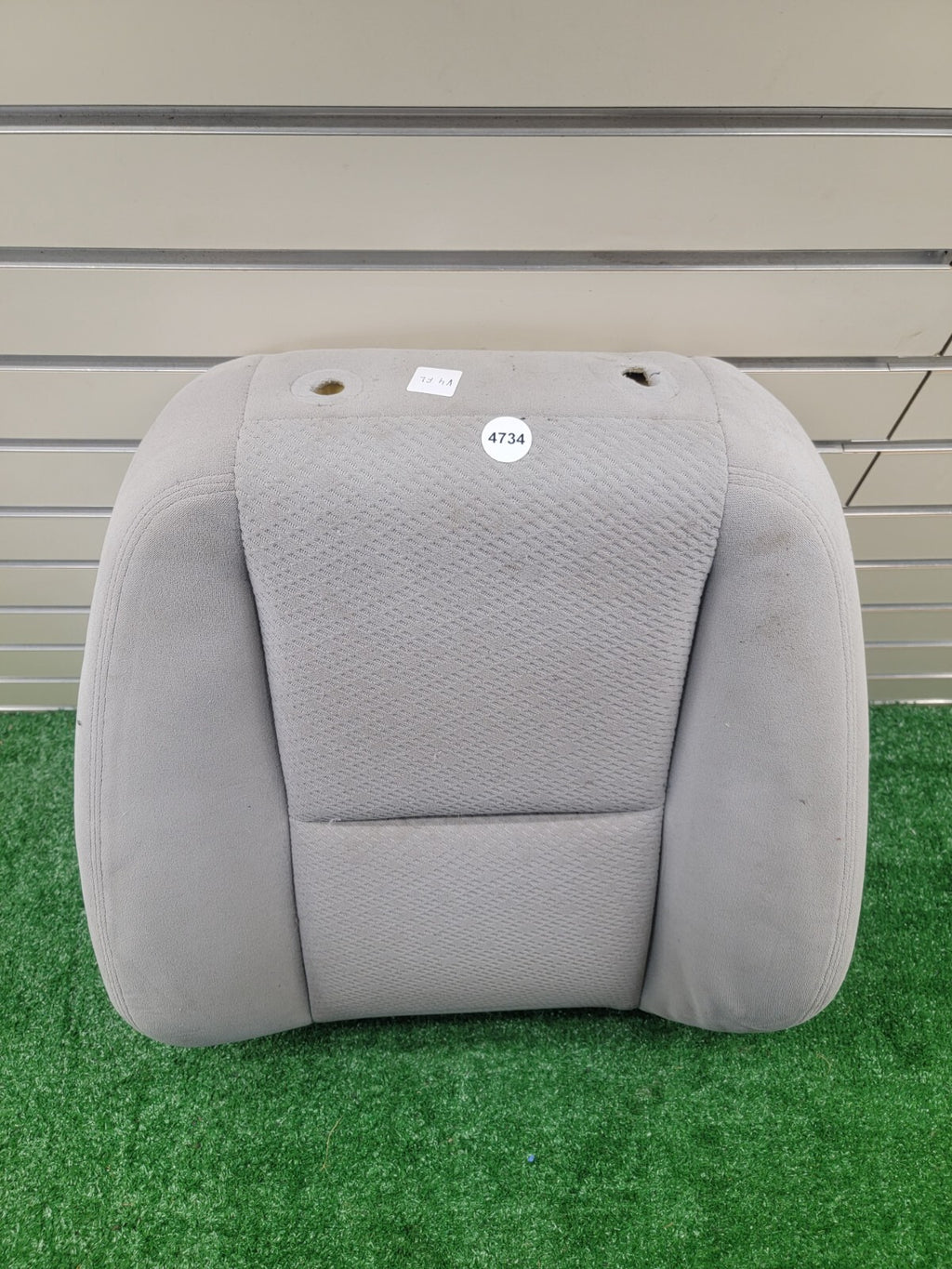 🔥07-13 GMC Sierra 1500 2500 3500 Seat rest cushion cloth front left gray V4