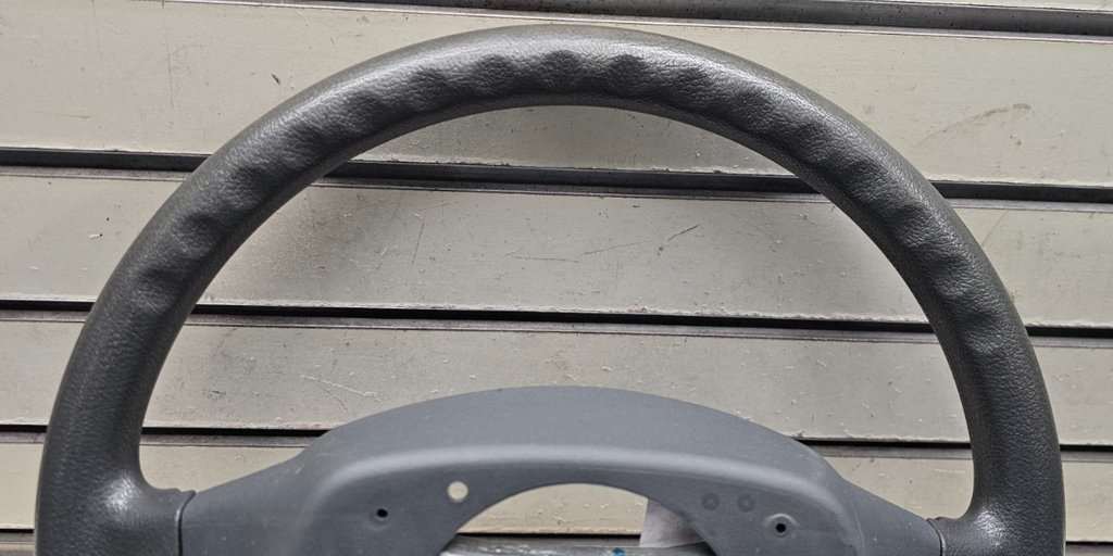 🔥06-12 TOYOTA RAV4 LEFT DRIVER STEERING COLUMN WHEEL COVER LEATHER GRAY OEM