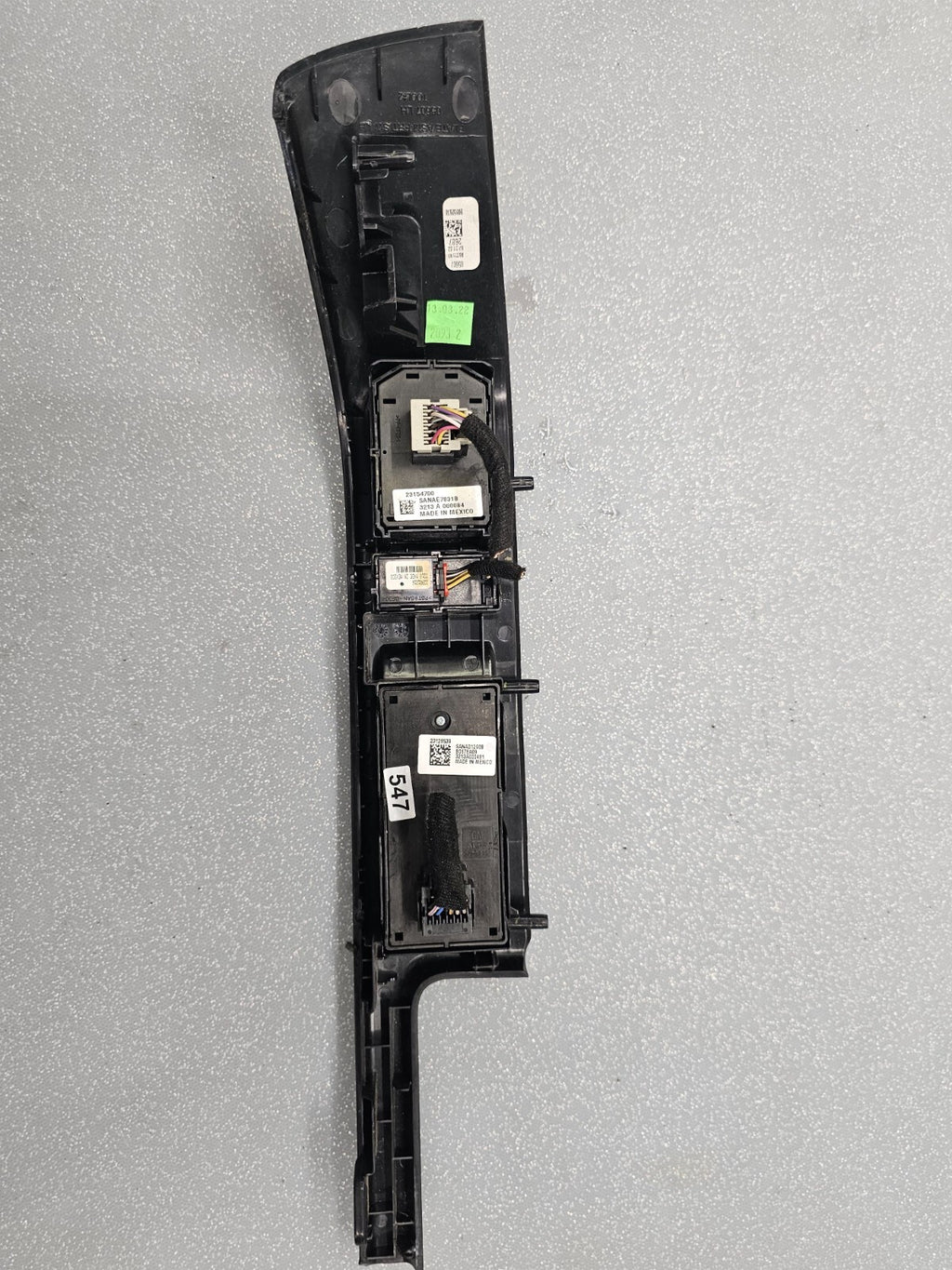 🔥14-22 Silverado Sierra Left Driver Master Window Door Mirror Switch Black OEM