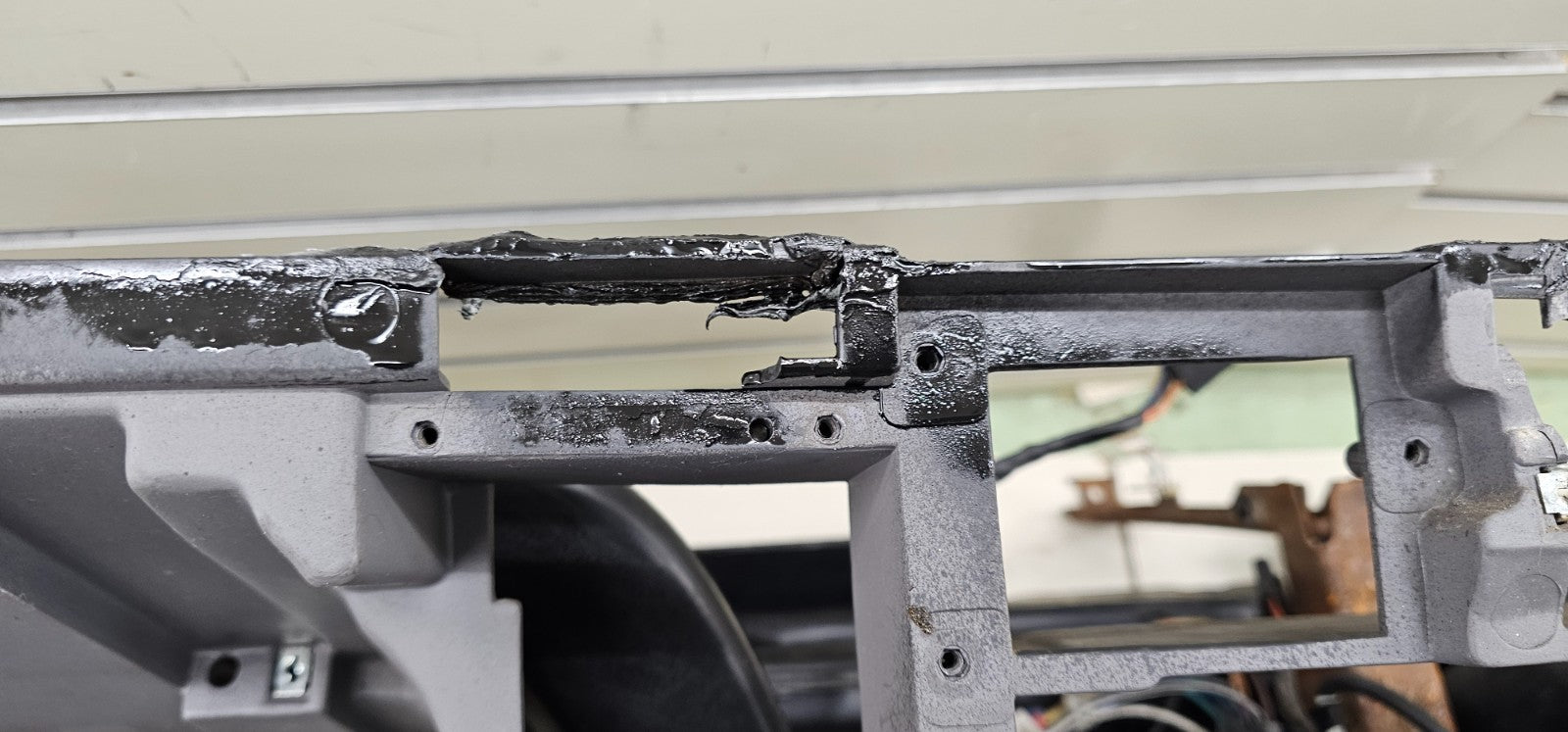 🔥94-97 Dodge Ram DASH DASHBOARD CORE Structure FRAME MOUNT gray DB3