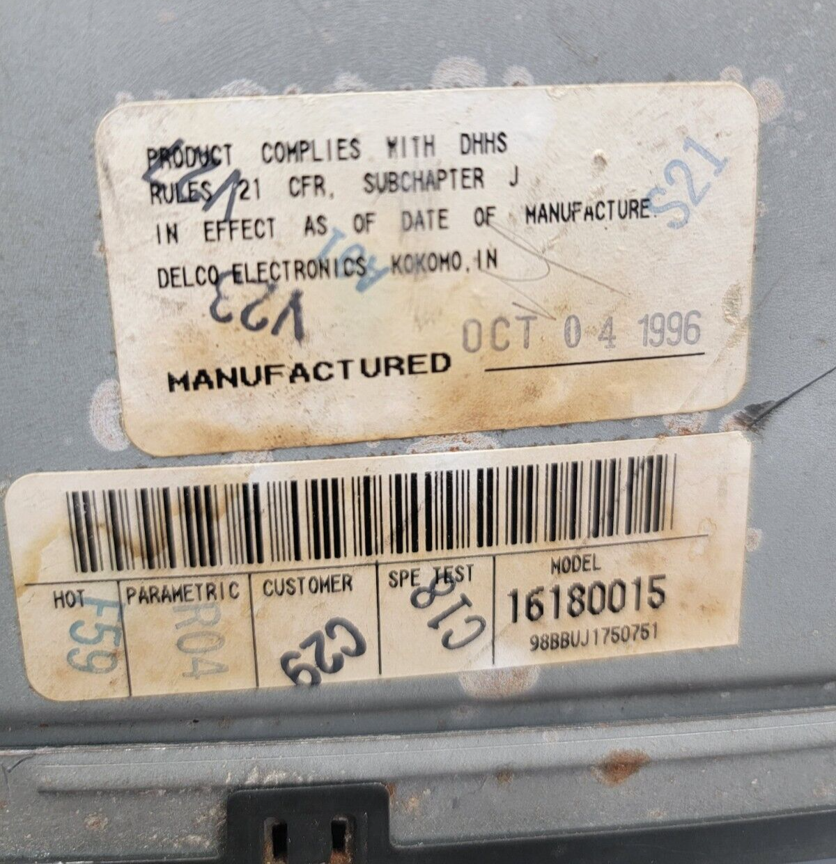 🔥95-02 GMC Safari Chevy Truck CK Silverado Delco Single CD SLAVE Player OEM