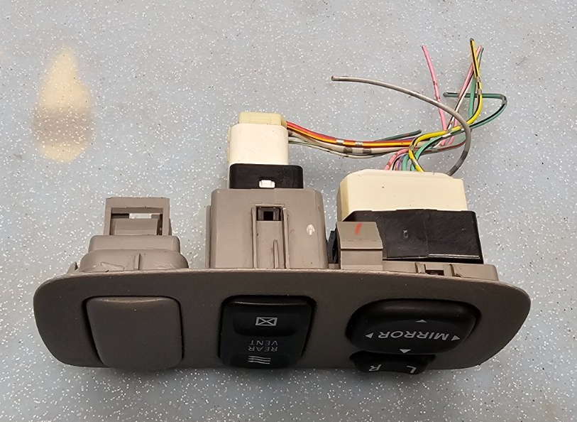 🔥04-16 Sienna Yaris Sequoia Scion tC Dash Mirror Control Switch Assembly Tan