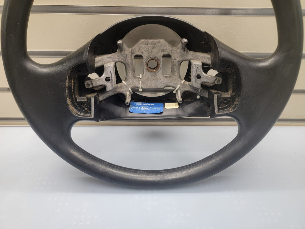🔥1997-2003 Ford F-150 Leather Steering Wheel Cruise Dash Black