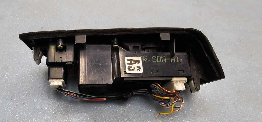 🔥03-07 ACCORD LEFT DRIVER MASTER POWER COUPE 2 DOOR WINDOW CONTROL SWITCH BLACK