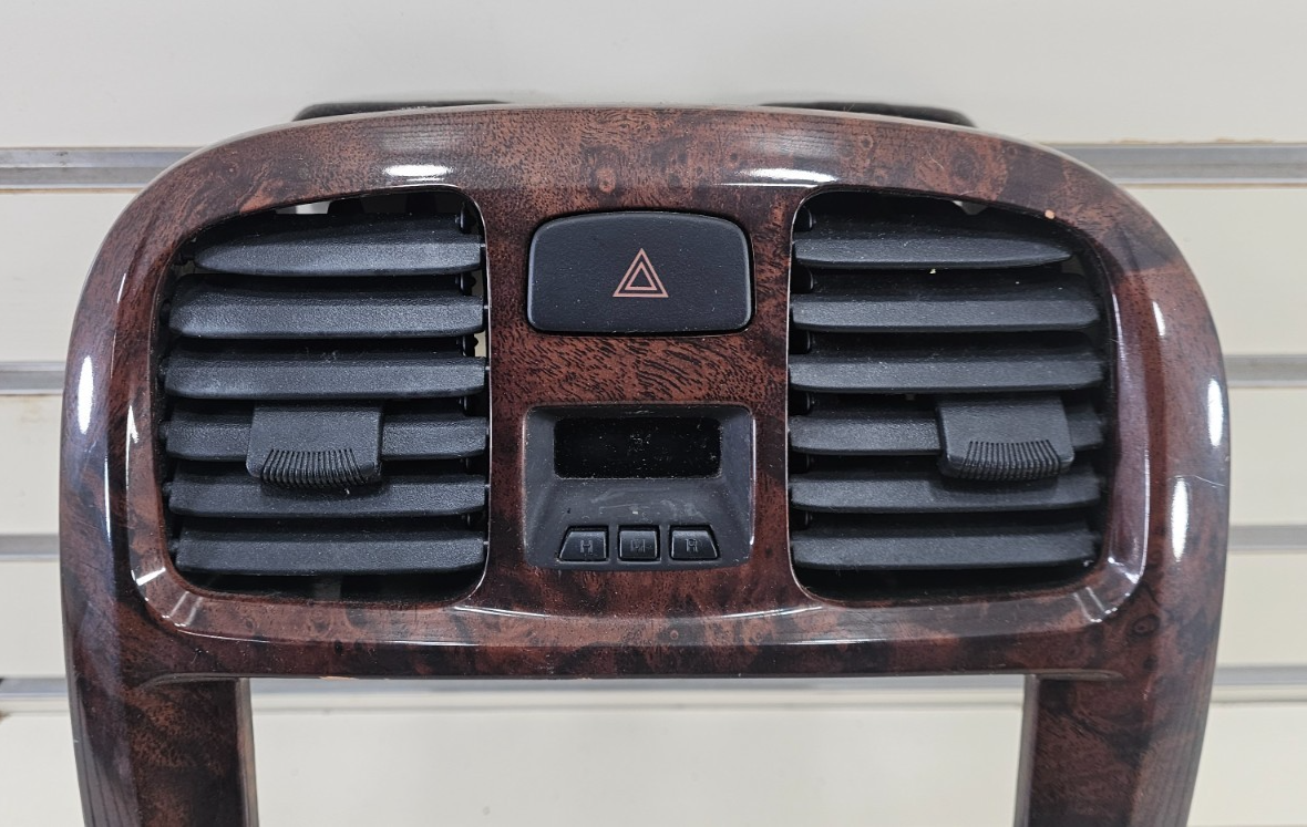 🔥02-05 HYUNDAI SONATA DASH AC CLIMATE CONTROL SWITCH BEZEL FM RADIO STEREO WOOD