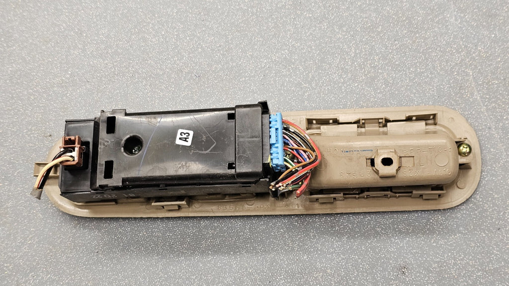 🔥99-04 Odyssey Front Left Driver Door Master Window Switch Bezel Assembly Tan