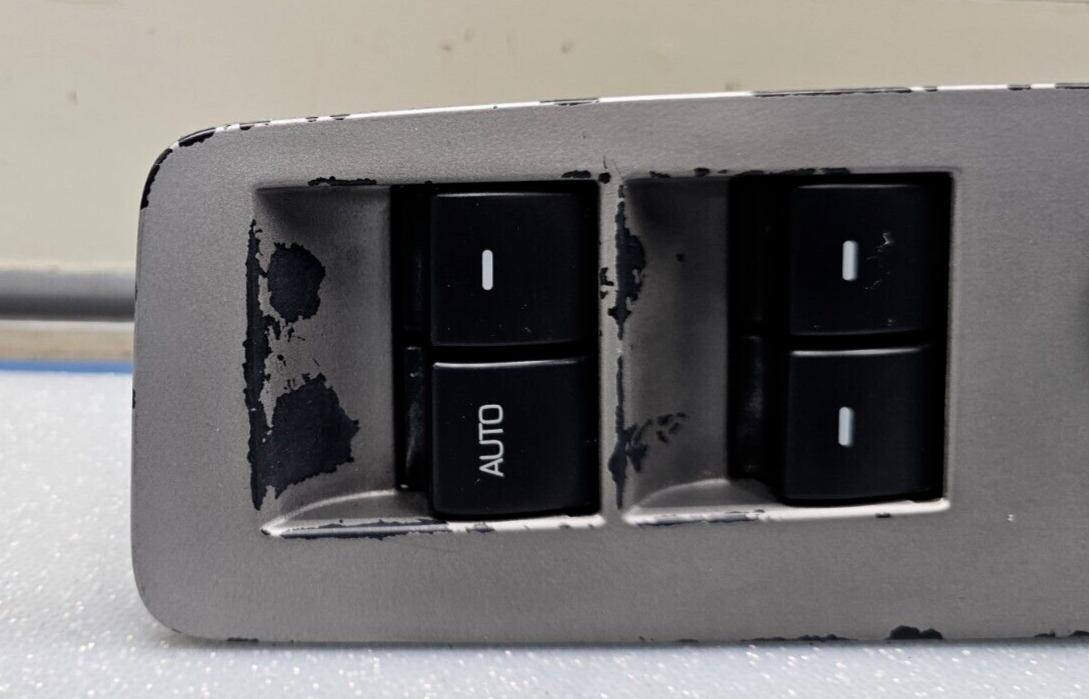 🔥09-12 FORD FLEX FRONT LEFT DRIVER MASTER POWER WINDOW PUSH PULL SWITCH GRAY