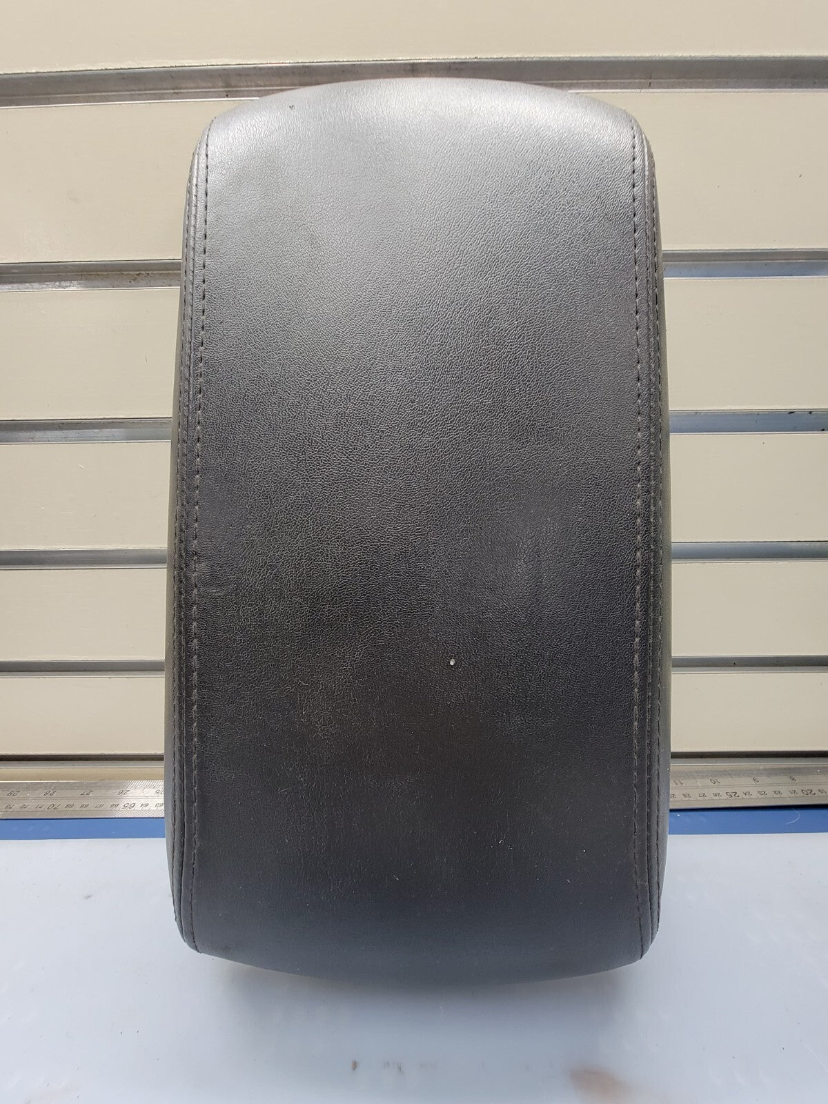 🔥07-09 LINCOLN MKZ CENTER CONSOLE ARM REST LID TOP PAD COVER BLACK LEATHER