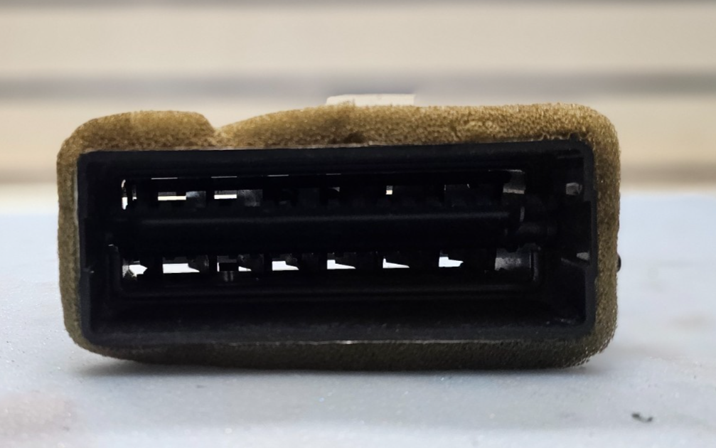 🔥06-09 Ford Fusion Dash Left Driver AC A/C HVAC Air Vent Heater Panel Black