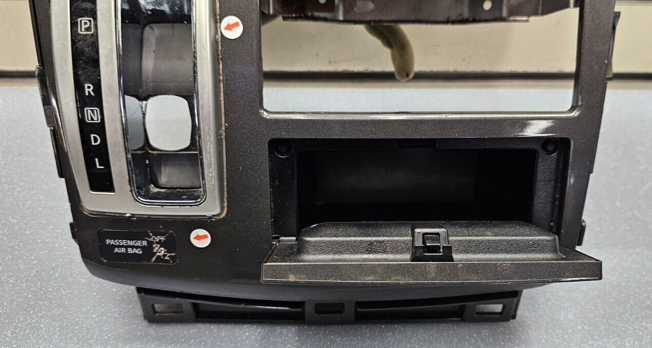 🔥11-14 NISSAN QUEST CENTER CONSOLE SHIFTER RADIO BEZEL TRIM PANEL COVER BLACK