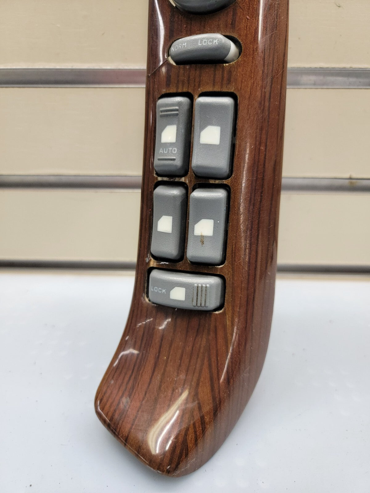 🔥1999-2000 Cadillac Escalade Master Power Window Switch Bezel Woodgrain OEM