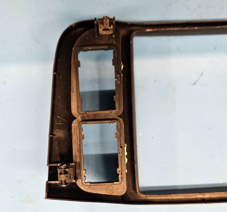 🔥03-05 Honda Pilot Dash AM FM Radio Stereo Bezel Trim Panel Frame Cover Black