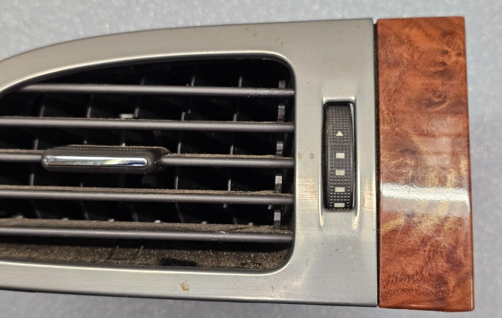 🔥07-13 Suburban YUKON Front LEFT DRIVER Dash Air Vent Heater SILVER/WOOD VT16