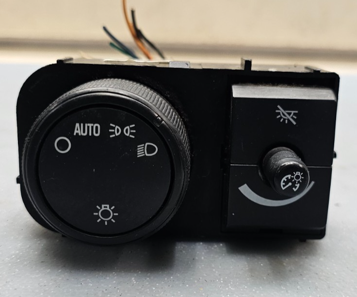 🔥07-14 Silverado Sierra Headlight Head Lamp Transfer Case Control Switch Black