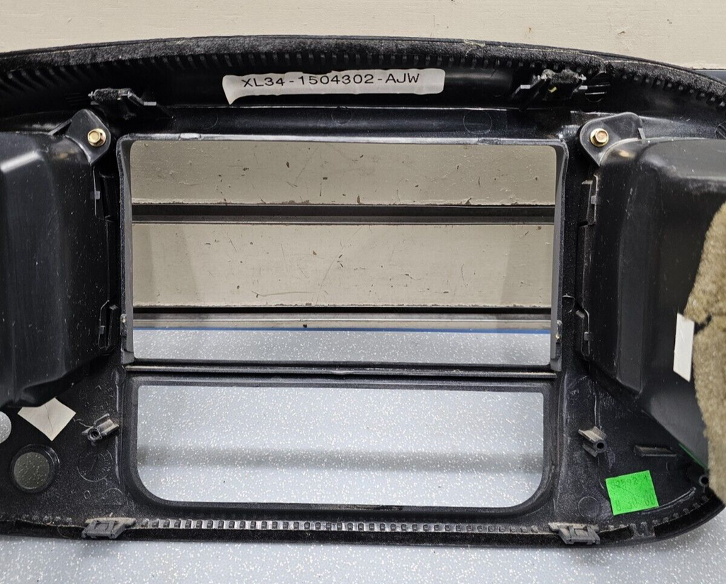 🔥97-03 Ford F150 Center Dash AM FM Radio Climate Trim Stereo BEZEL Panel Gray