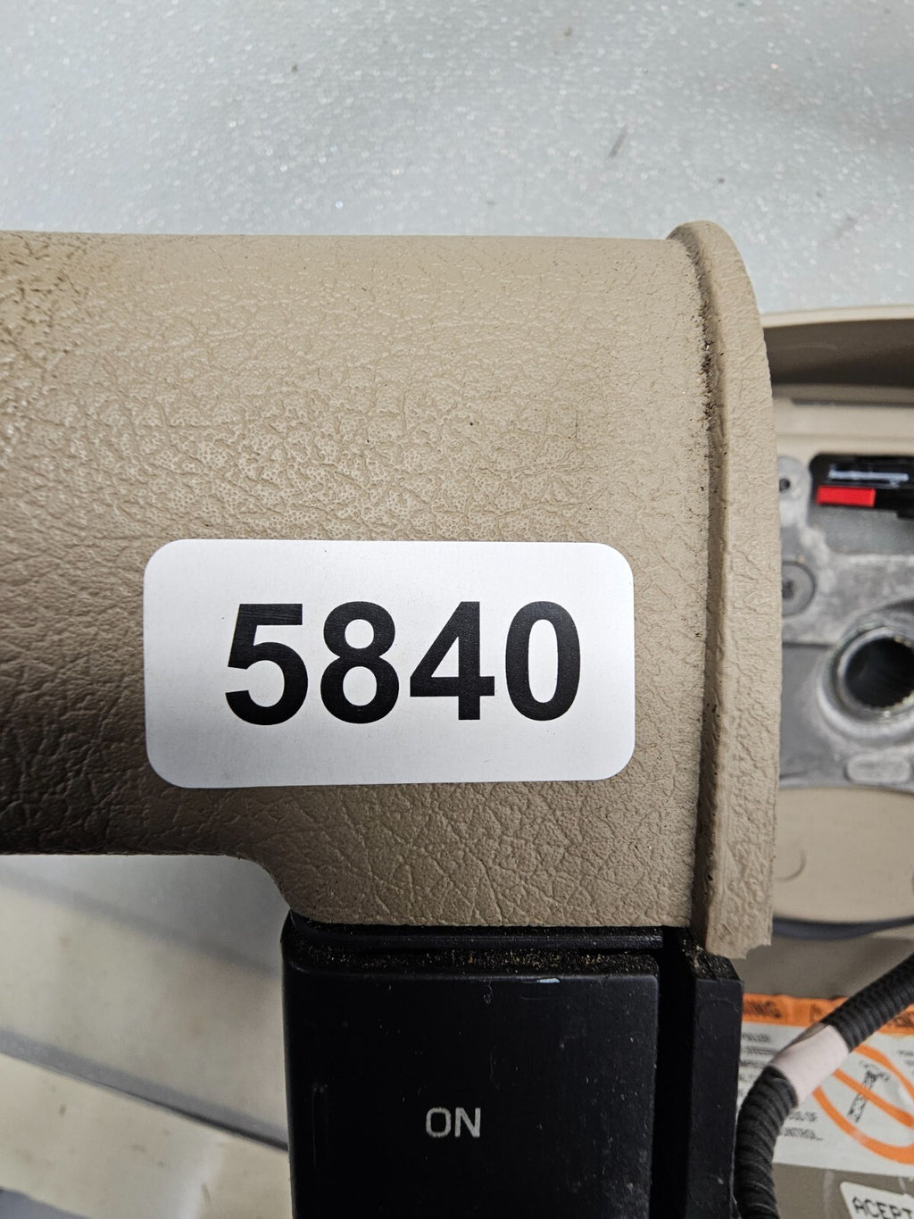 🔥2004-2008 Ford F-150 F150 Tan Leather Wrapped Steering Wheel OEM TAN
