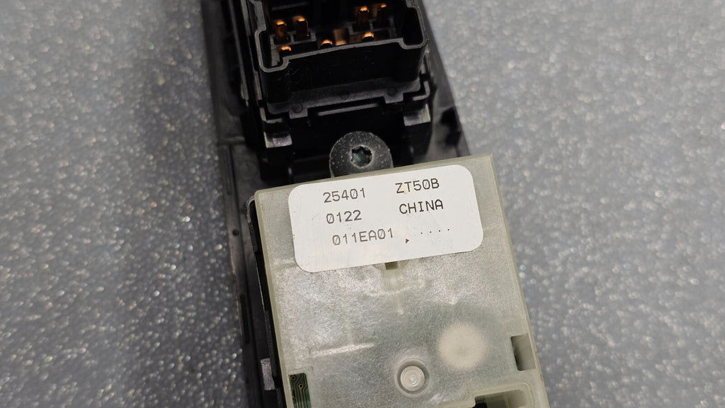 07-10 Nissan Sentra Front Left Driver Master Power Window Switch Assembly Black