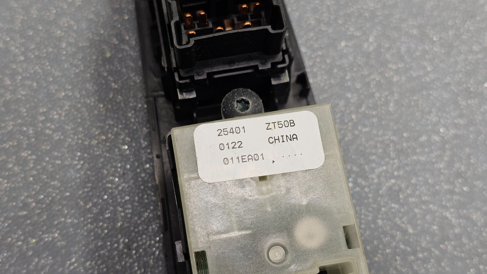 07-10 Nissan Sentra Front Left Driver Master Power Window Switch Assembly Black