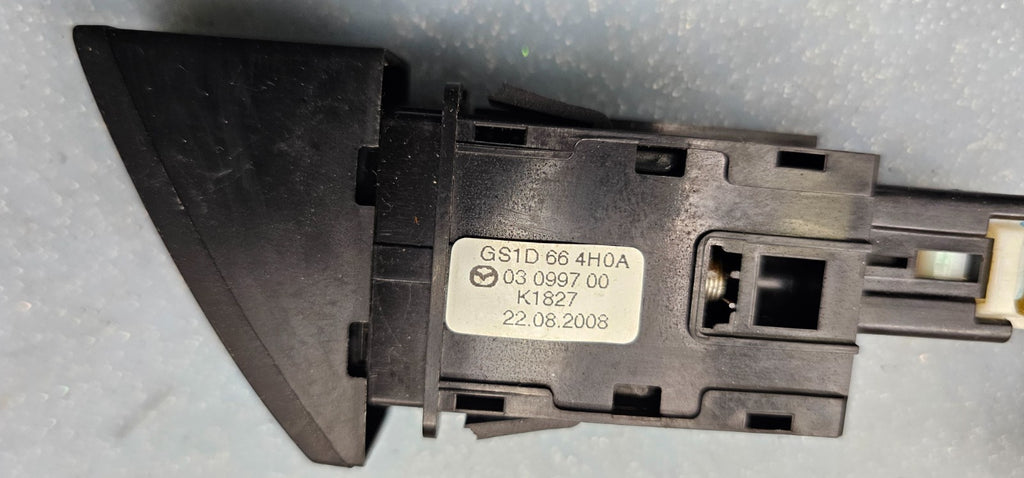 🔥2009-2013 MAZDA 6 DASH HAZARD LIGHT LAMP CONTROL SWITCH BLACK OEM